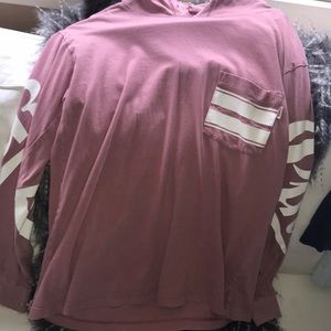 Pink hoodie